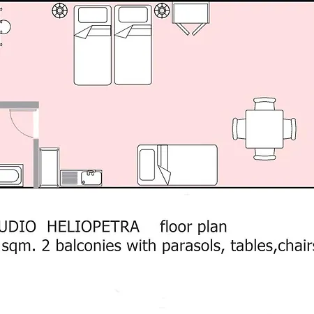 Heliopetra Studios, Small Village Close To Beaches Prázdninový dům *